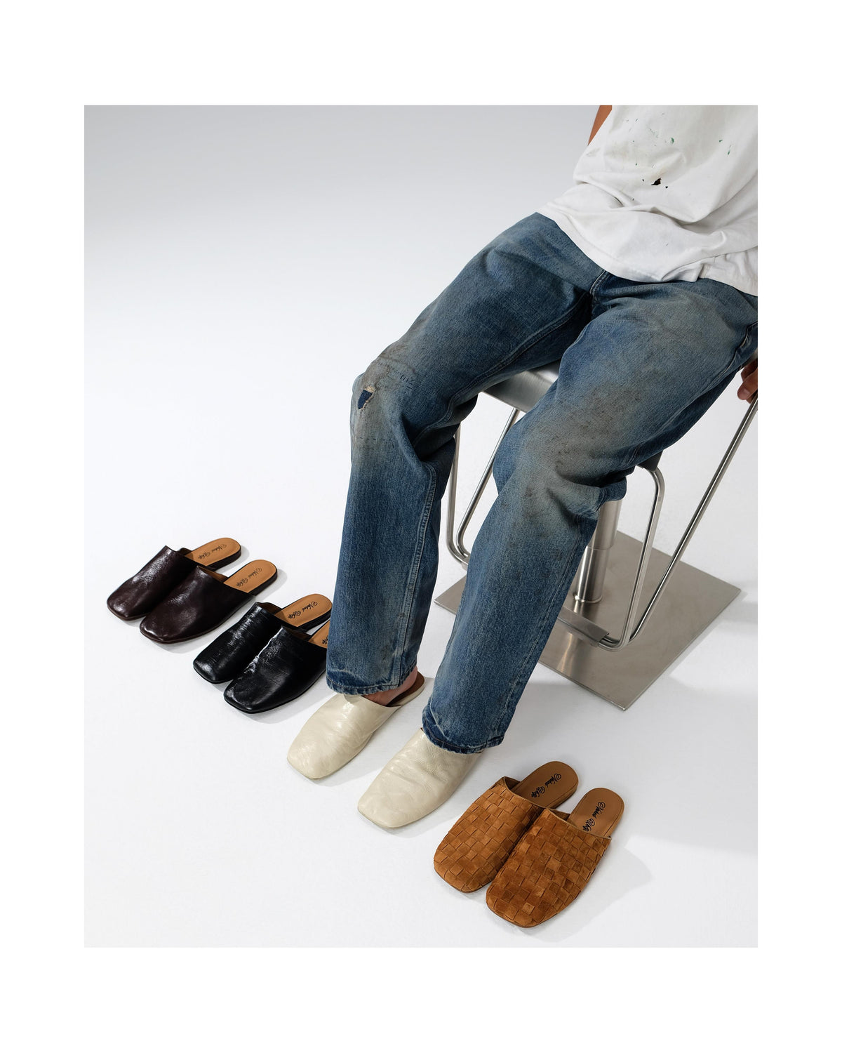 Mules Reaper - Ivoire - Homme
