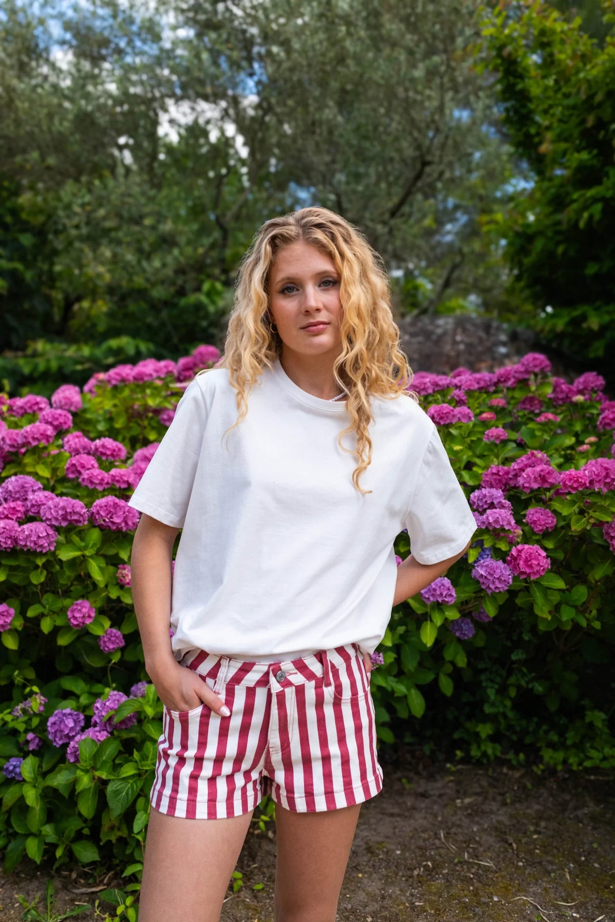 Shorts Nora – Röd
