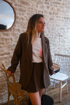 Gonna pantalone Jane - Tortora