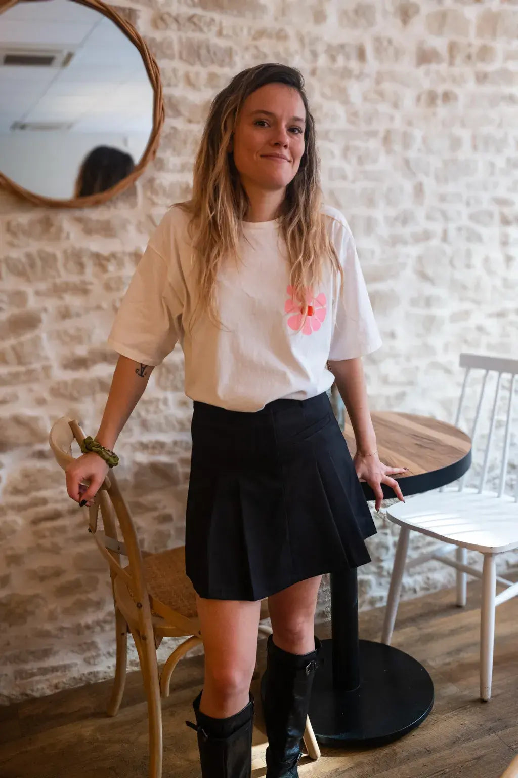 Jupe-Short Mona - Noire