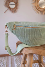 Ciao Boum Corduroy Belt Bag - Masha Water Green