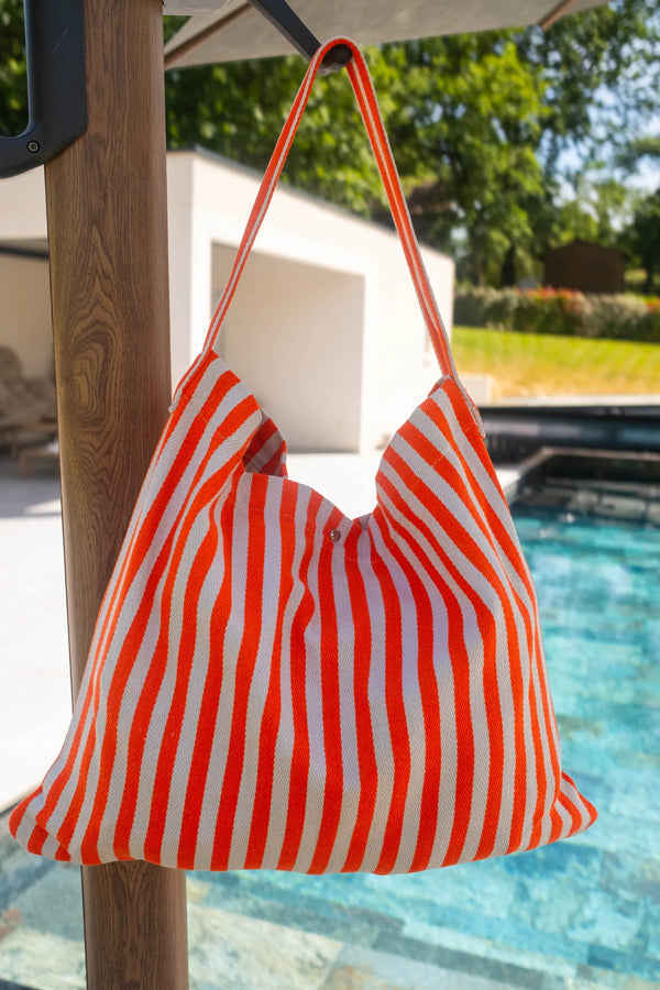 Soline L Orange Tote Bag