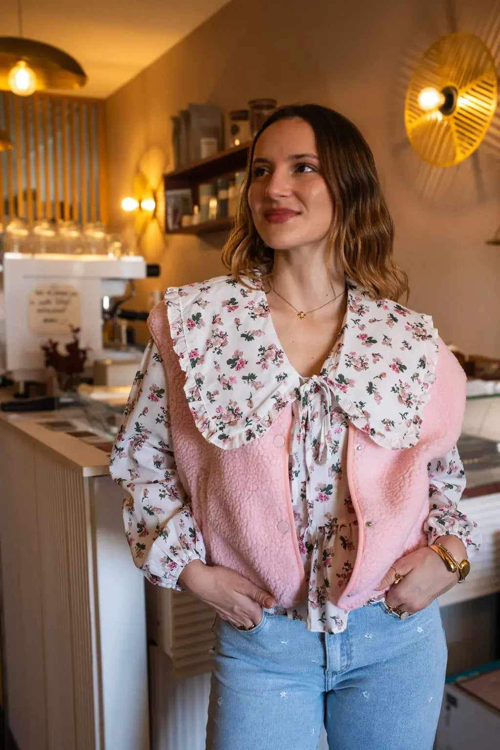 Gilet Elise - Rosa Cipria