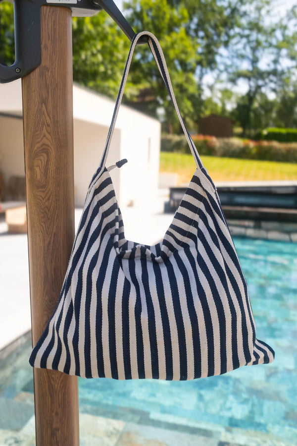 Soline L Navy Tote Bag