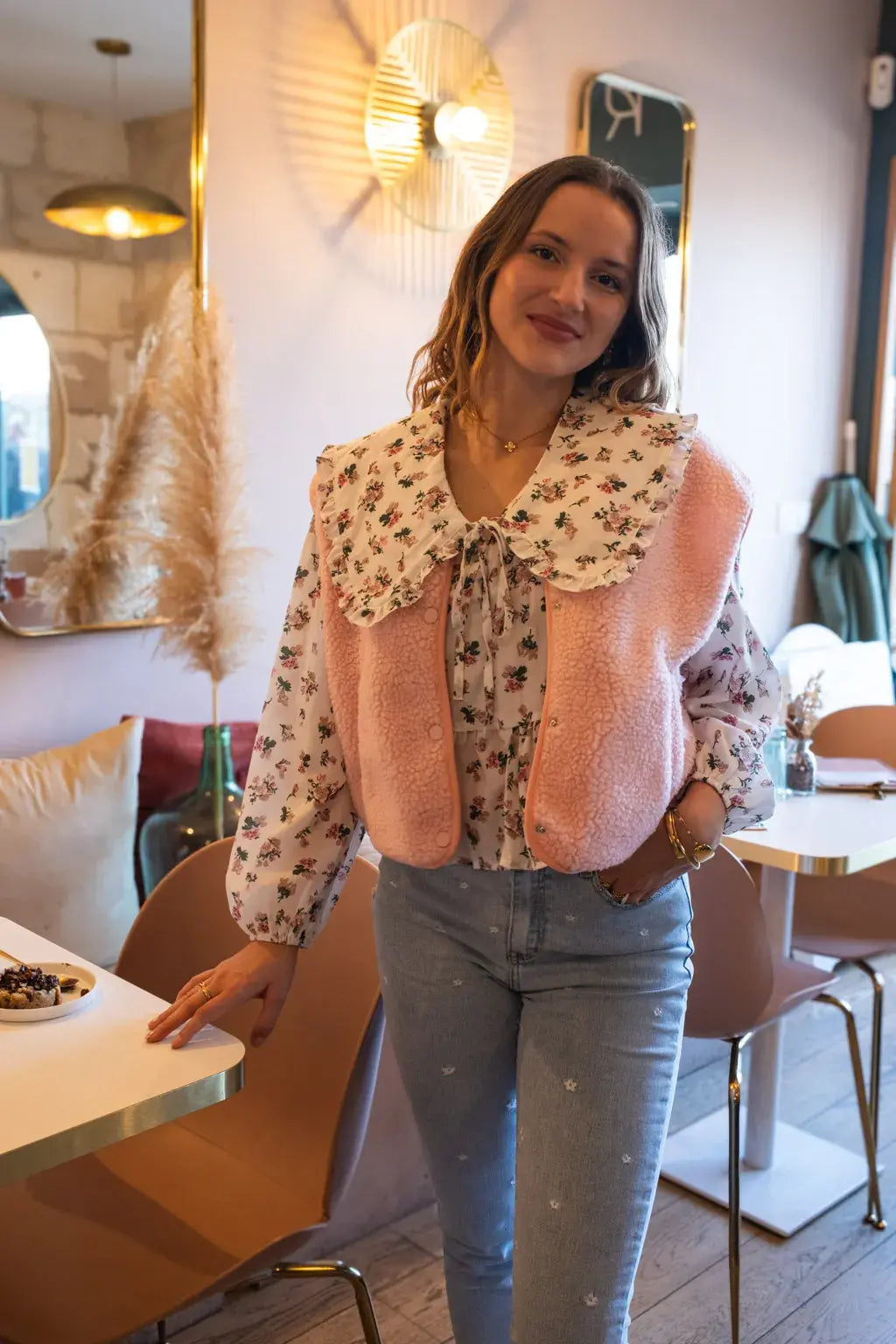 Gilet Elise - Rosa Cipria
