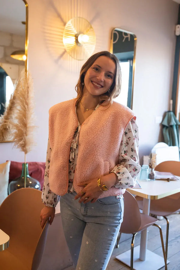 Gilet Elise - Rosa Cipria