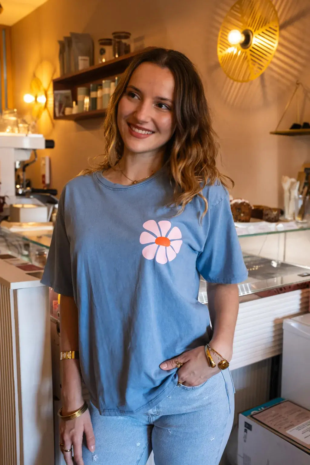 T-Shirt Maya Bleu