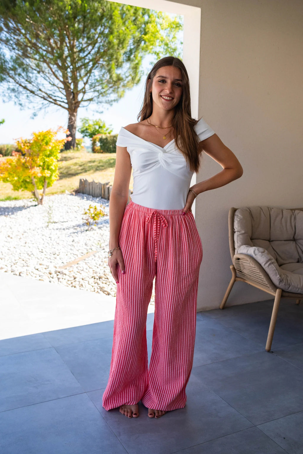 Pantalon Eline Corail