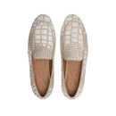 Mocasines Croco Blanco - Lachoix