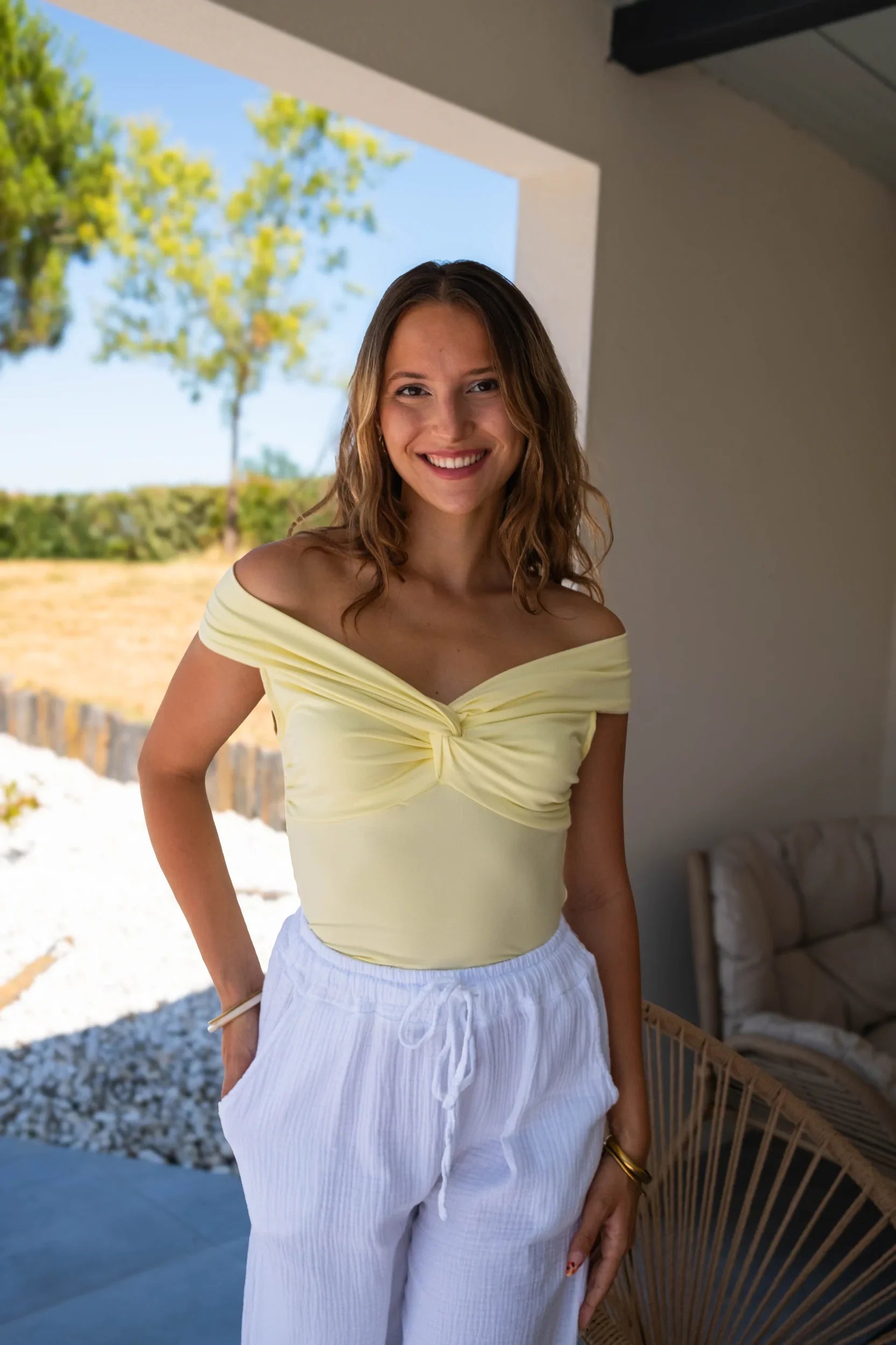 Top Lilo Jaune