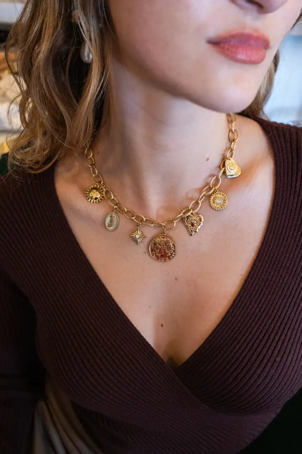 Golden Tassel Necklace