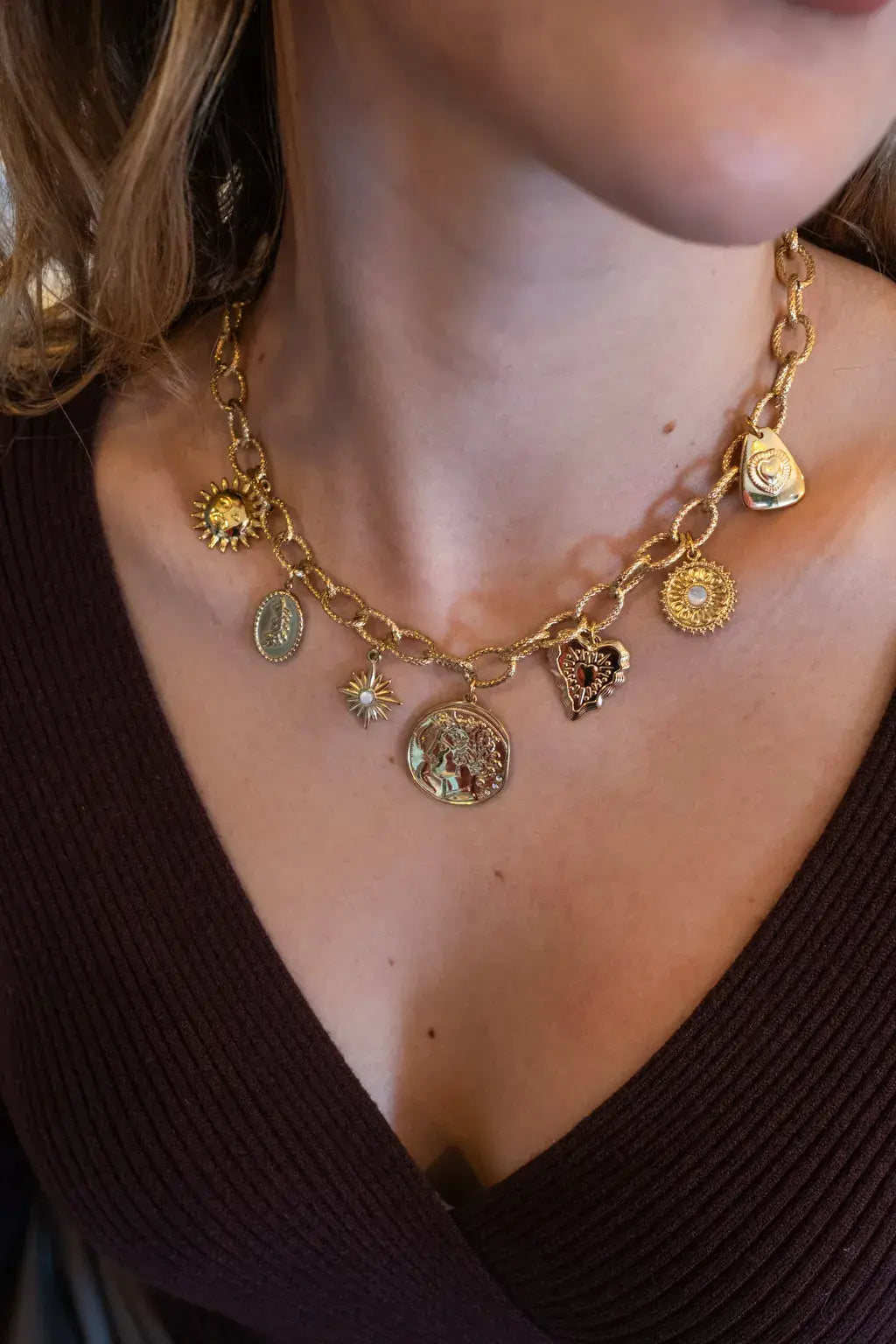 Golden Tassel Necklace