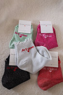 Chaussettes Je T'Aime Fuchsia