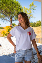 T-Shirt More Amor Écru