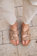 Mules Gilda Tan