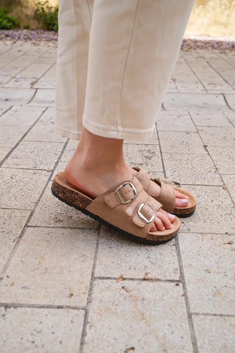 Mules Gilda Tan