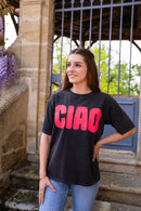 T-Shirt Ciao Noir