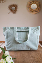Bolso Tote Vichy Verde
