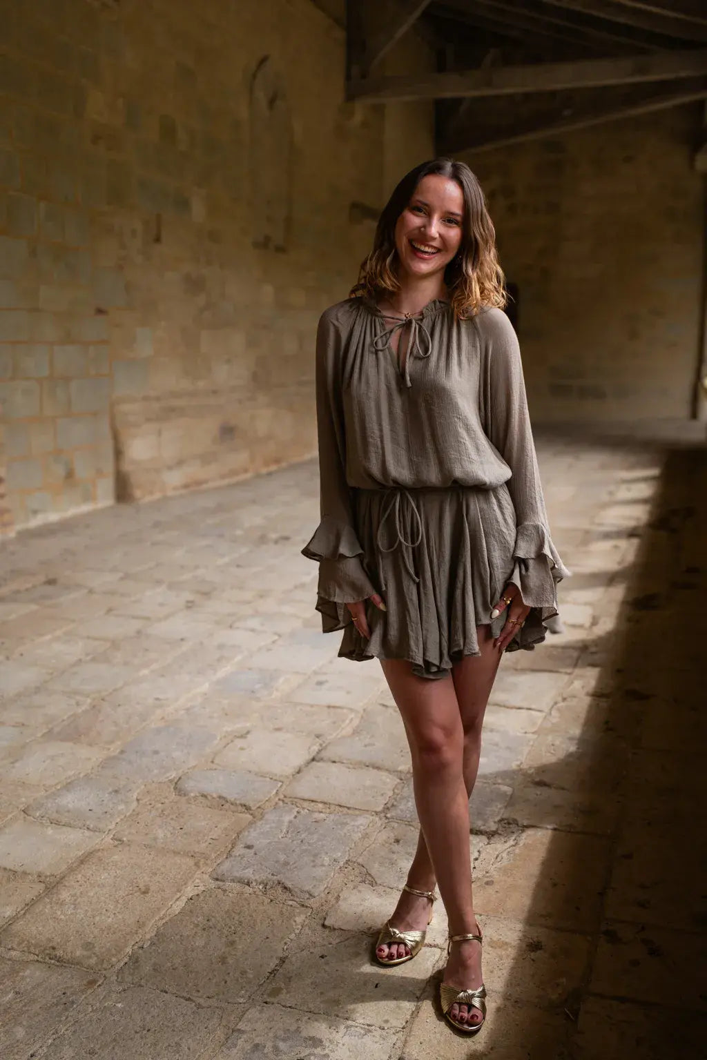 Tory Khaki Dress