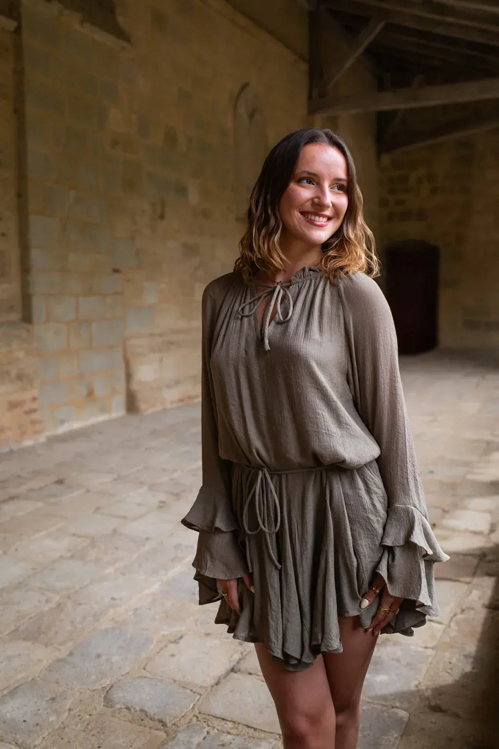 Tory Khaki Dress