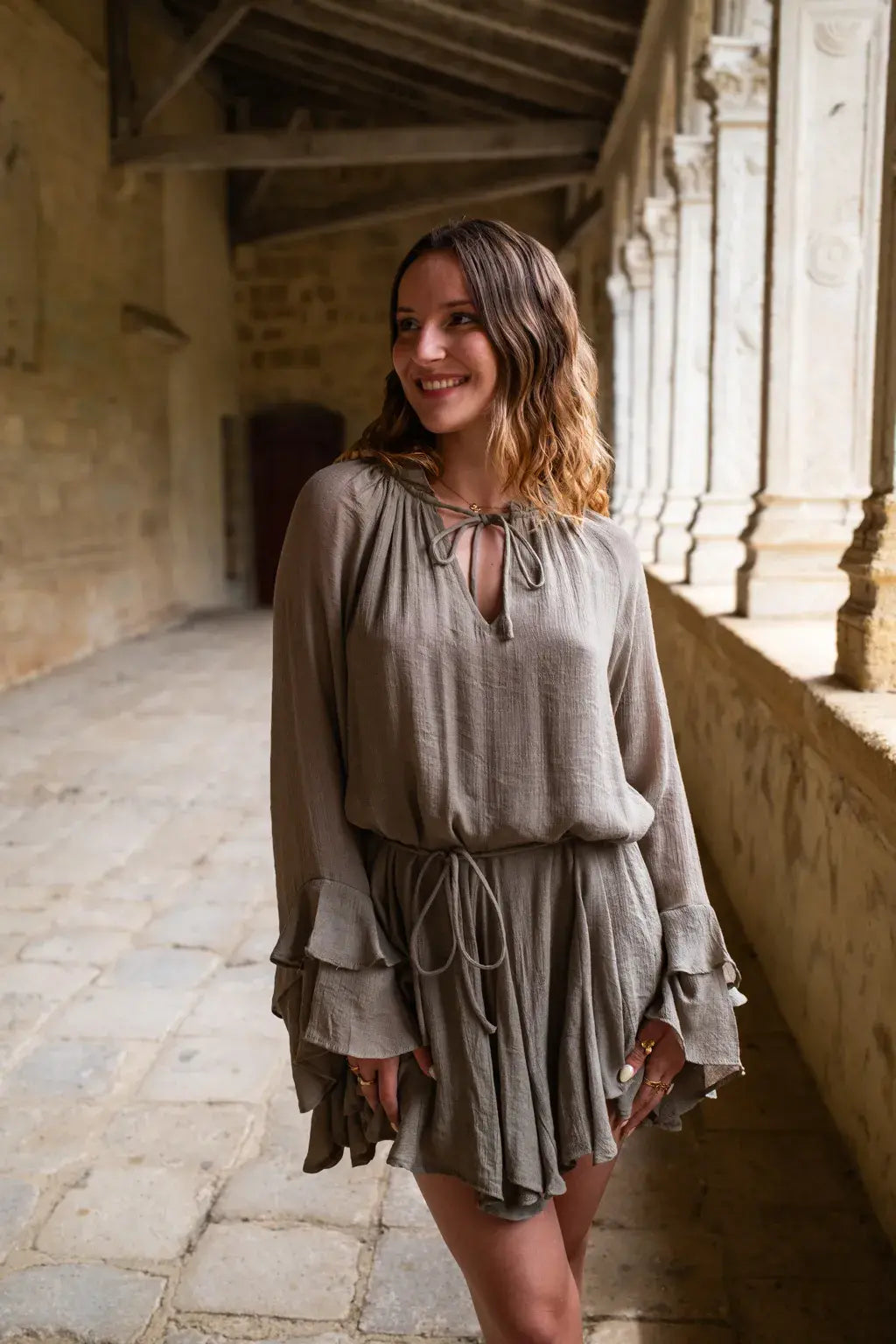 Tory Khaki Dress