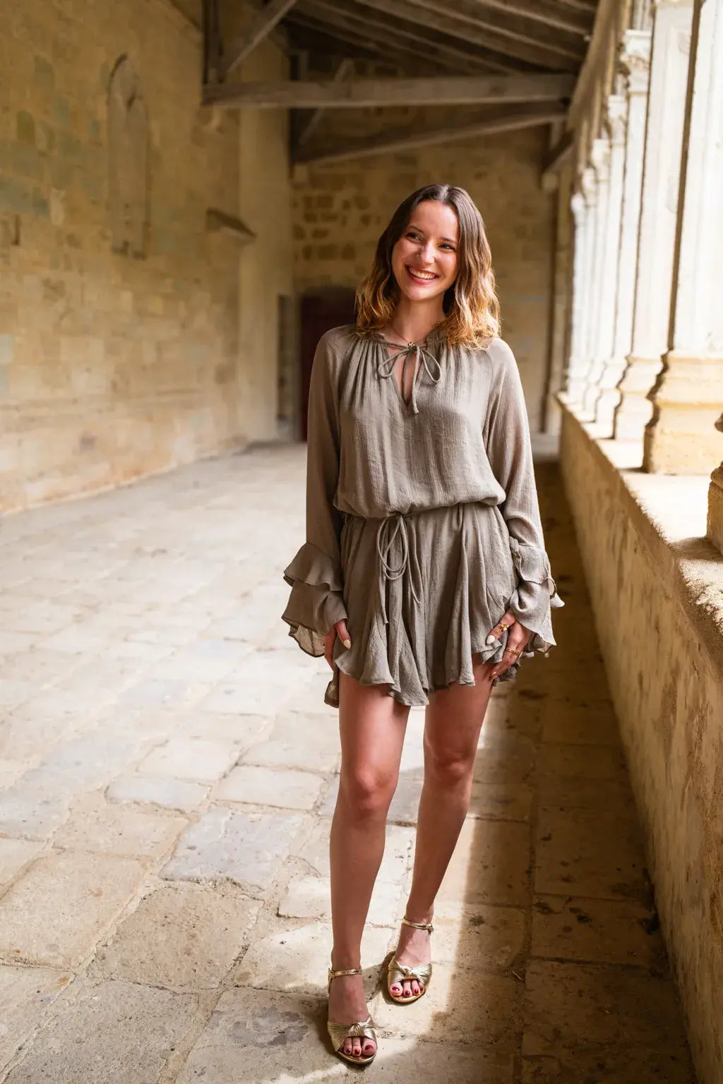 Tory Khaki Dress