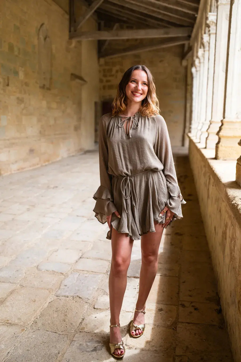 Tory Khaki Dress