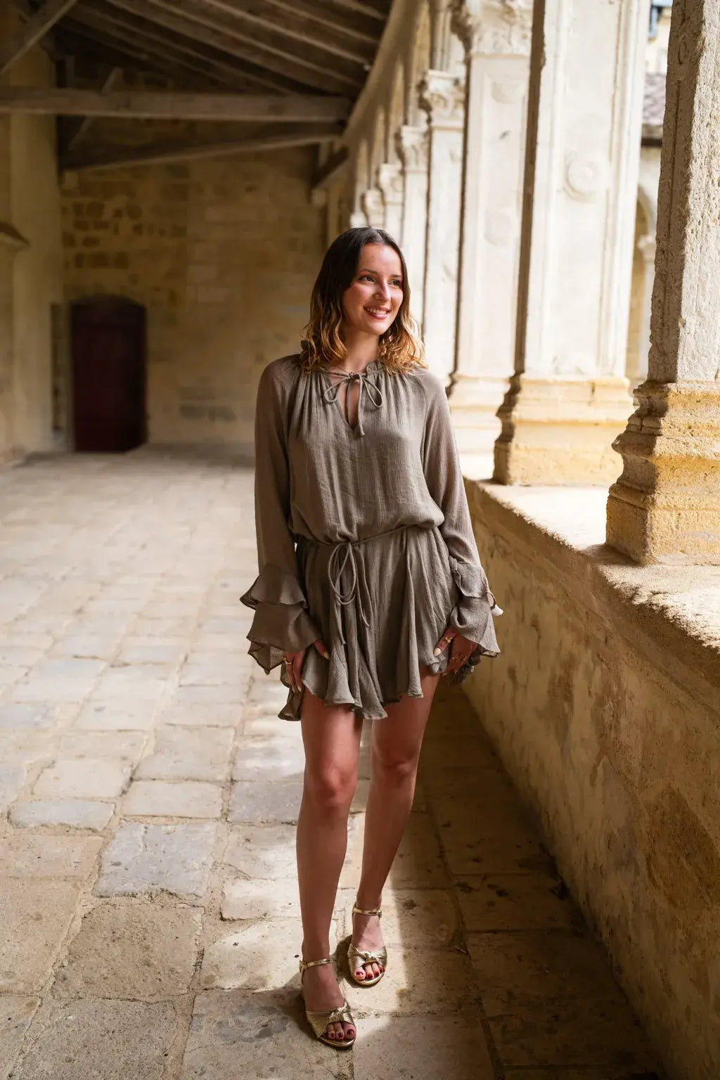 Tory Khaki Dress