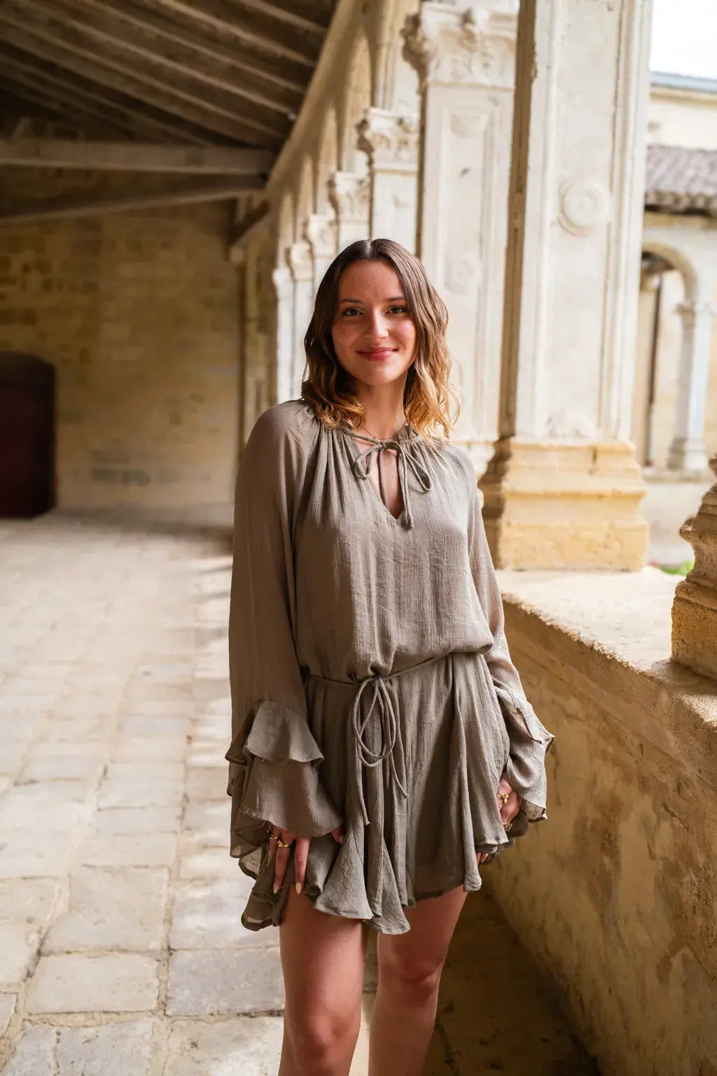 Tory Khaki Dress