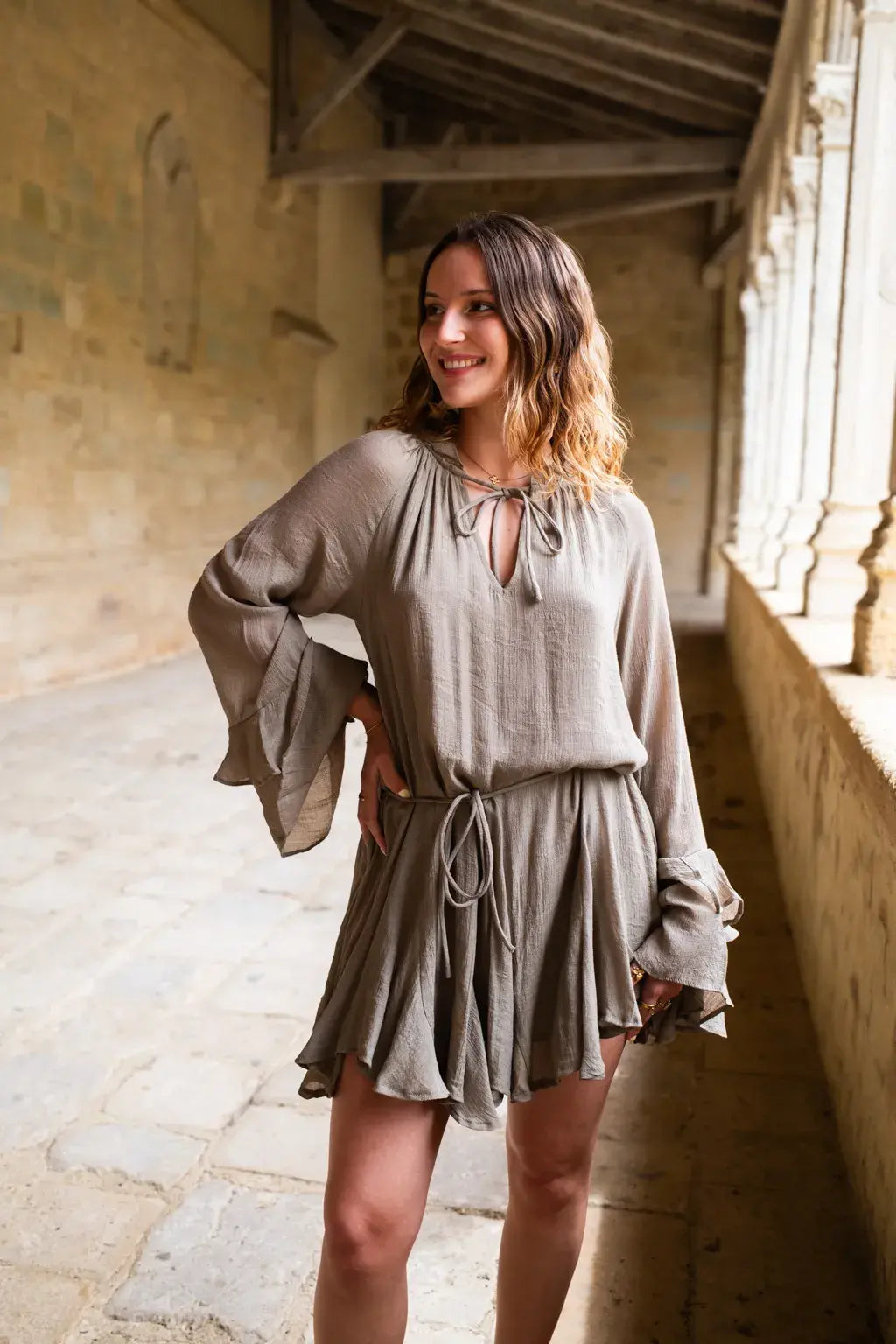 Tory Khaki Dress