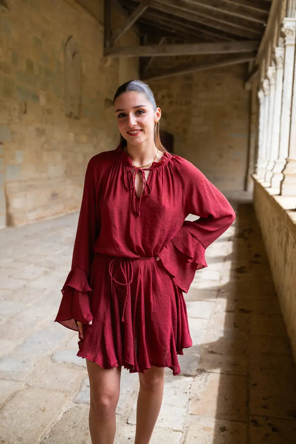 Vestido Tory Terracota