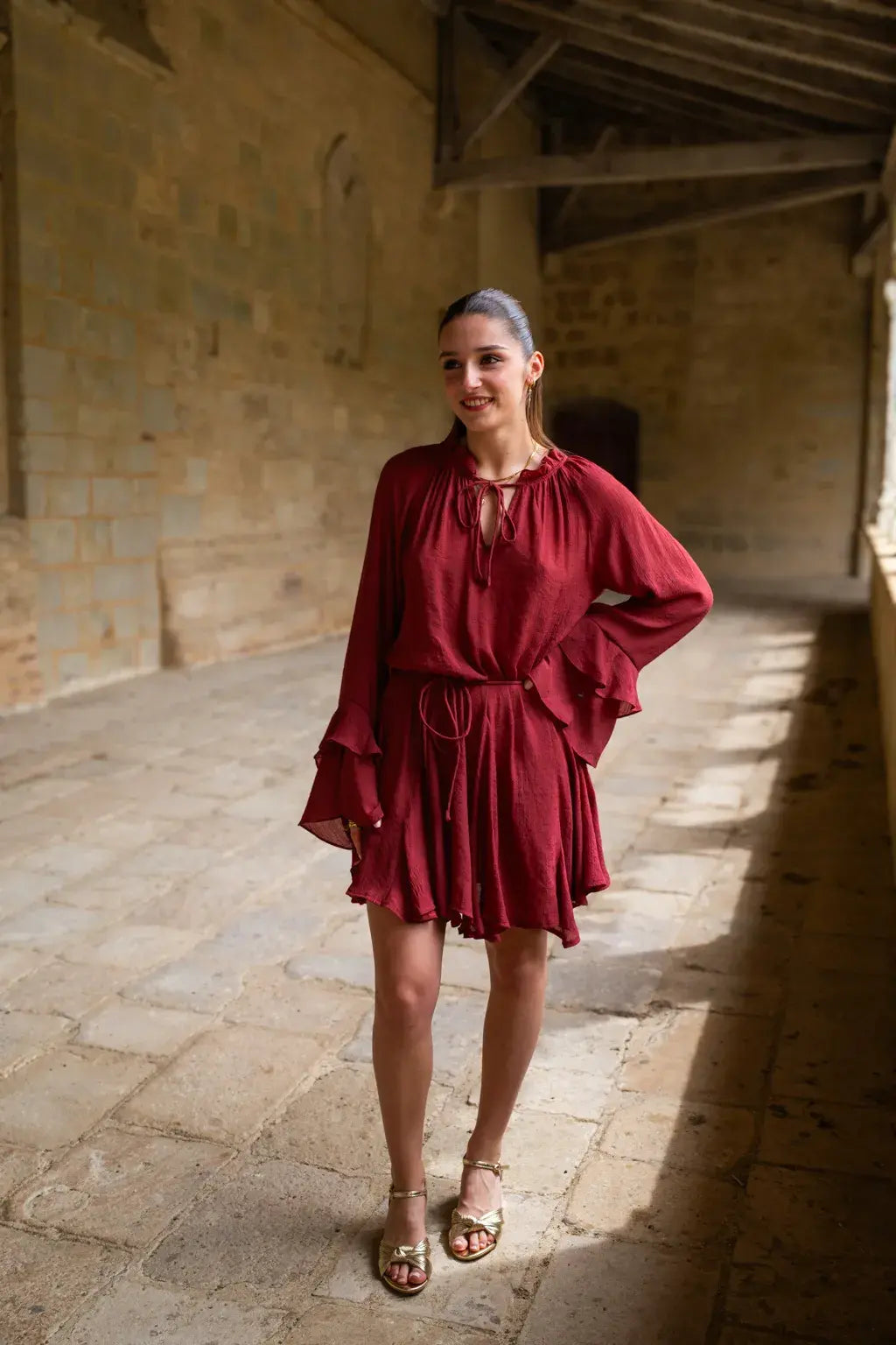 Vestido Tory Terracota
