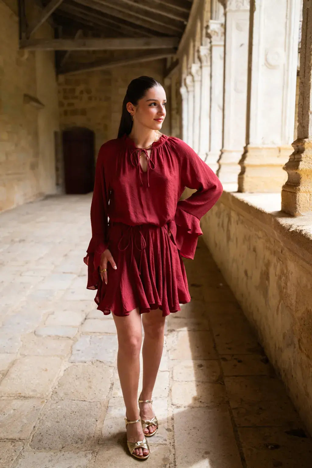 Vestido Tory Terracota
