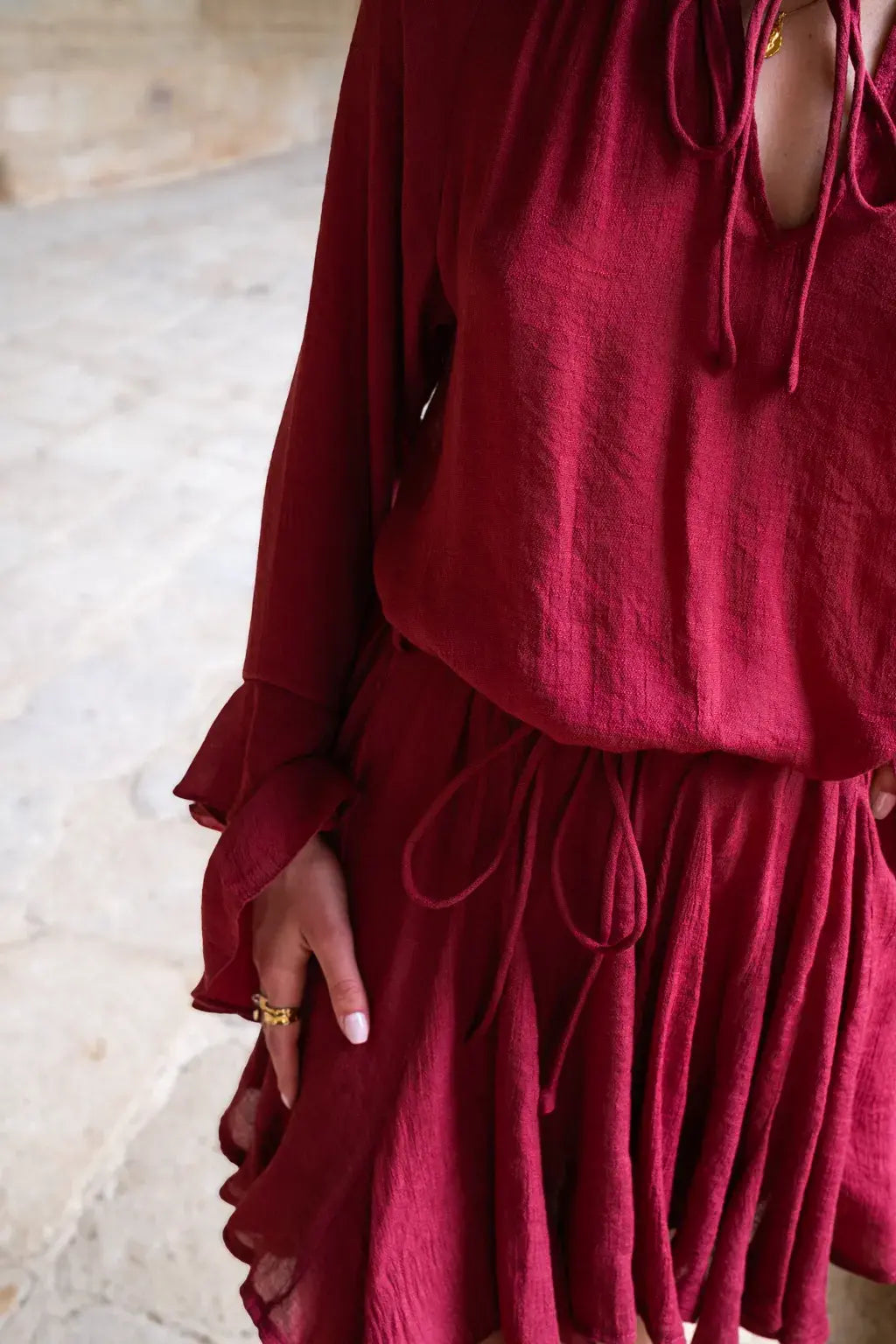 Vestido Tory Terracota
