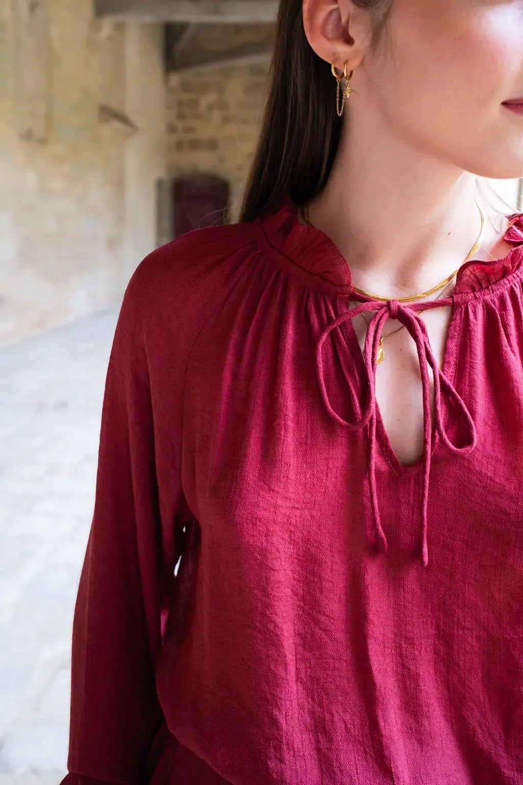 Vestido Tory Terracota