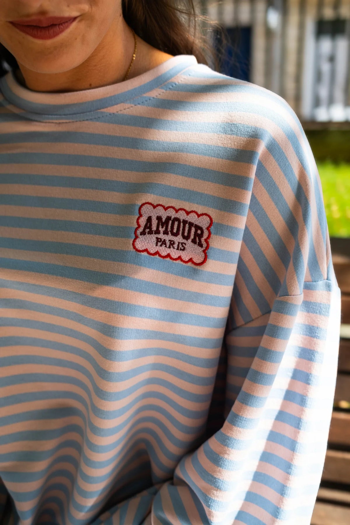 Camiseta Amour Paris - Azul