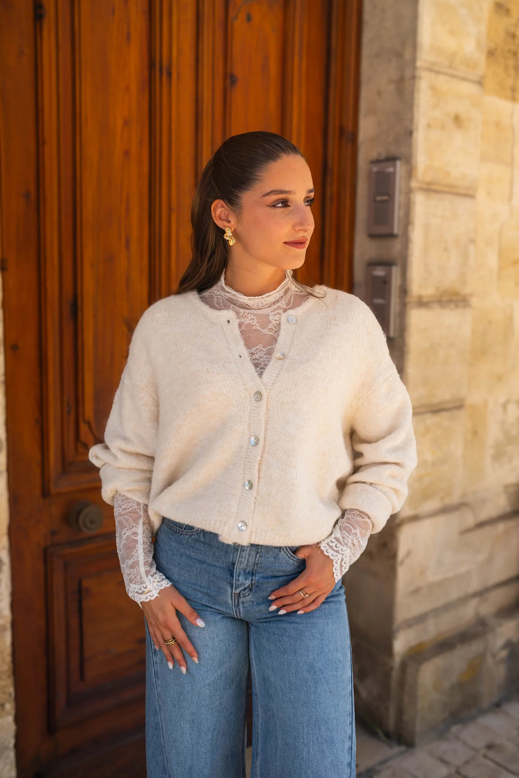 Garrett Blouse - Ecru