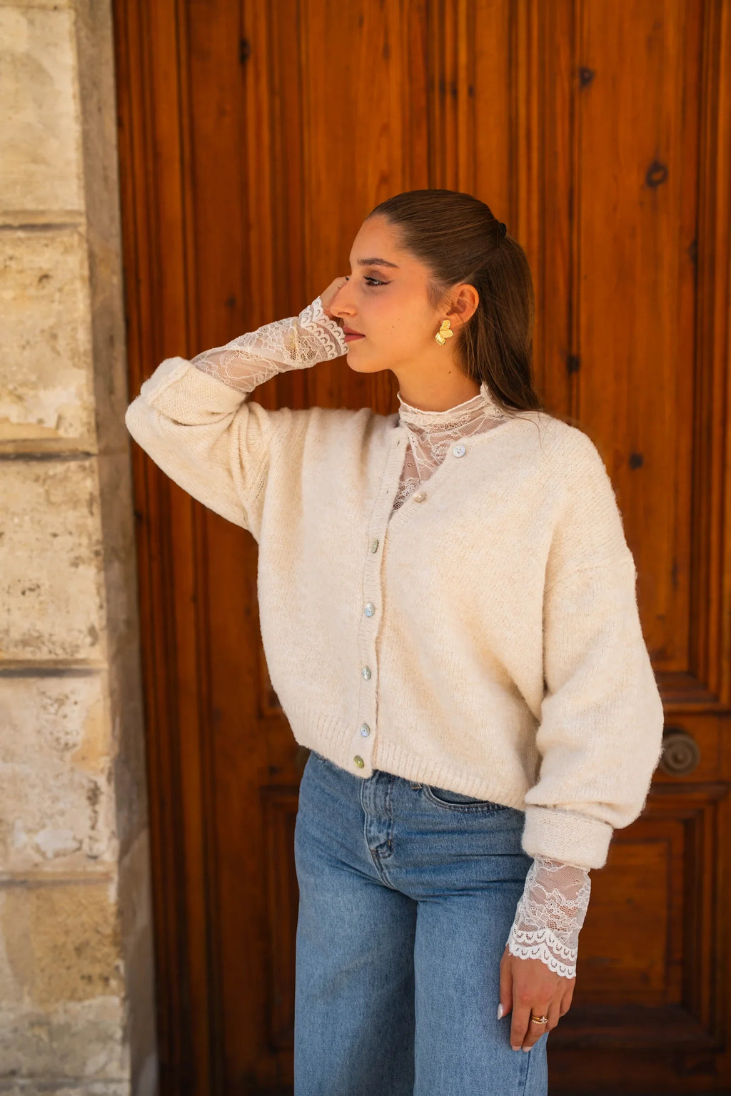 Garrett Blouse - Ecru