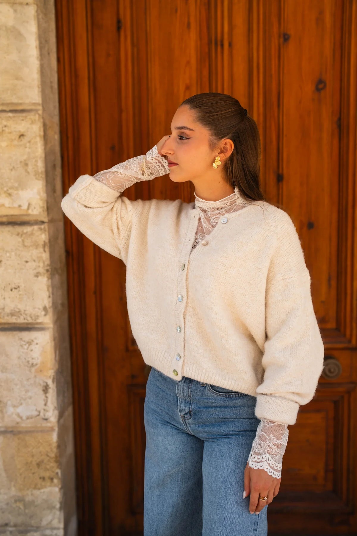 Garrett Blouse - Ecru
