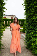 Robe Mila Longue Pêche