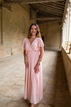 Robe Mila Longue Rose