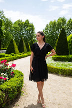 Robe Mila Courte Noire
