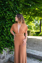 Tan Multi Position Jumpsuit
