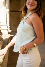 Top Solène Water Green
