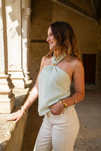 Top Solène Water Green