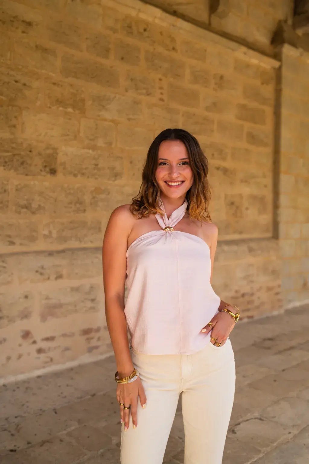 Top Solène Pink