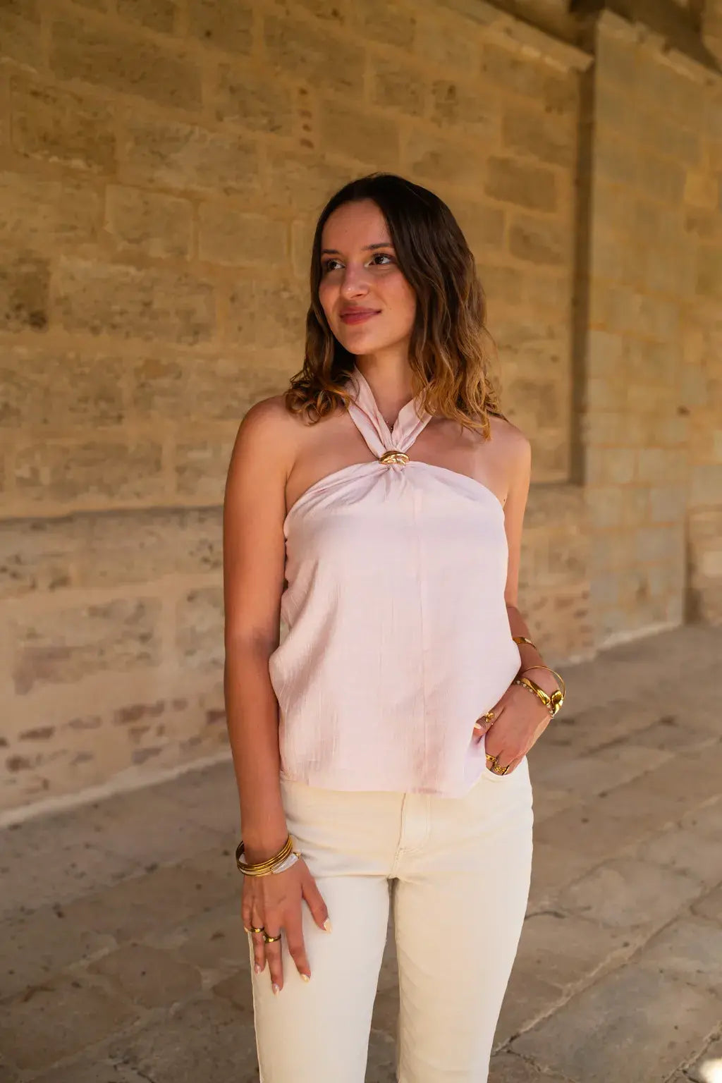 Top Solène Pink