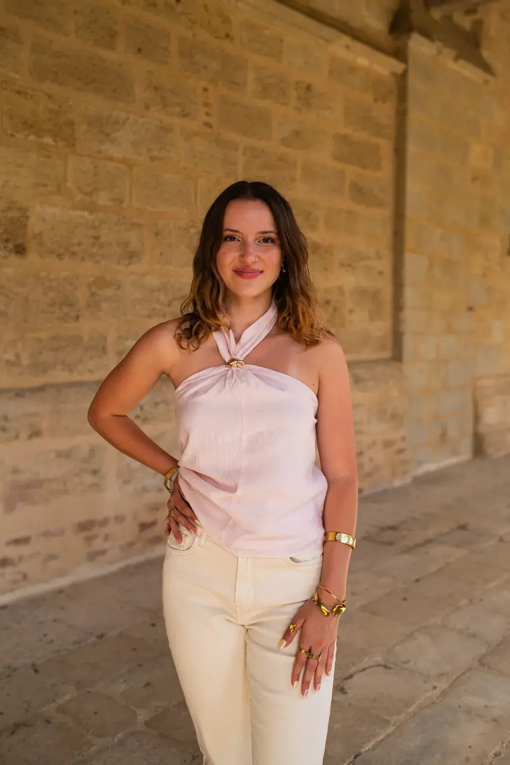 Top Solène Pink