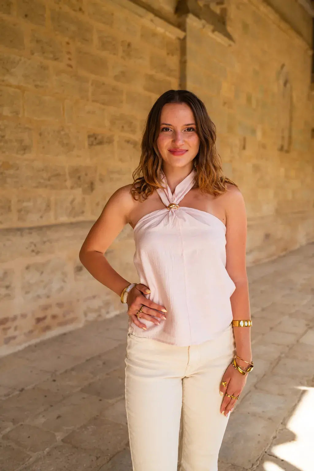 Top Solène Pink