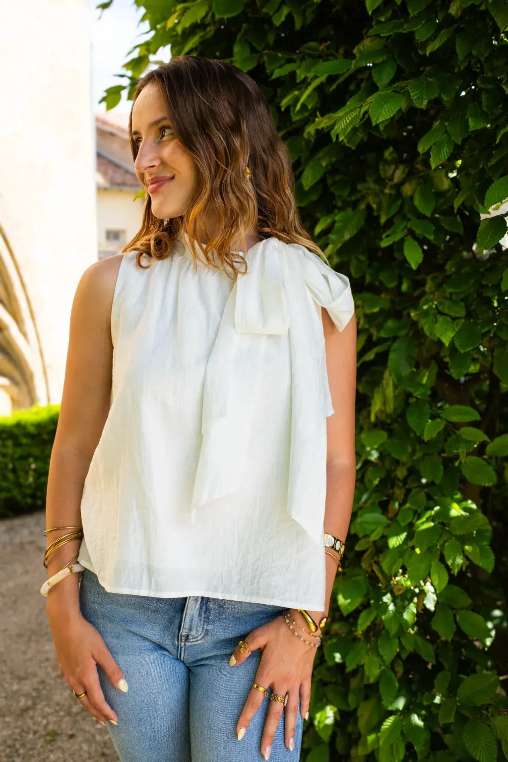 White Andy Blouse